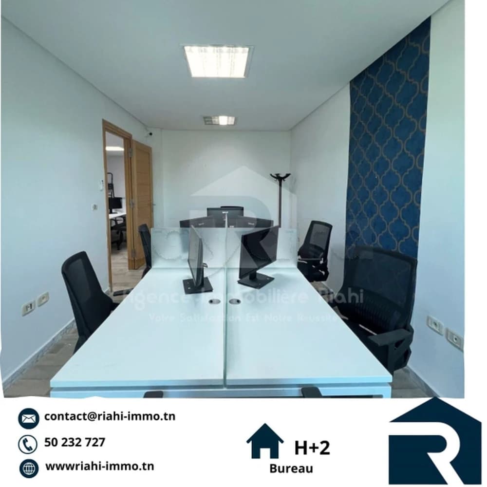 À LOUER | BUREAU A+2 situé à Khzema Est