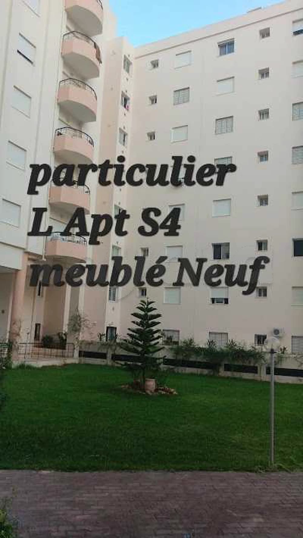 cité Palmeraies l'aouina proche lac2 S4 meublé Neuf à l'année 