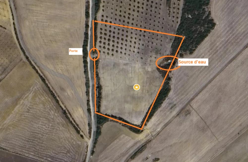 1,5 hectar à bizerte sud (17 km de bizerte centre et 17 km de menzel bourguiba)