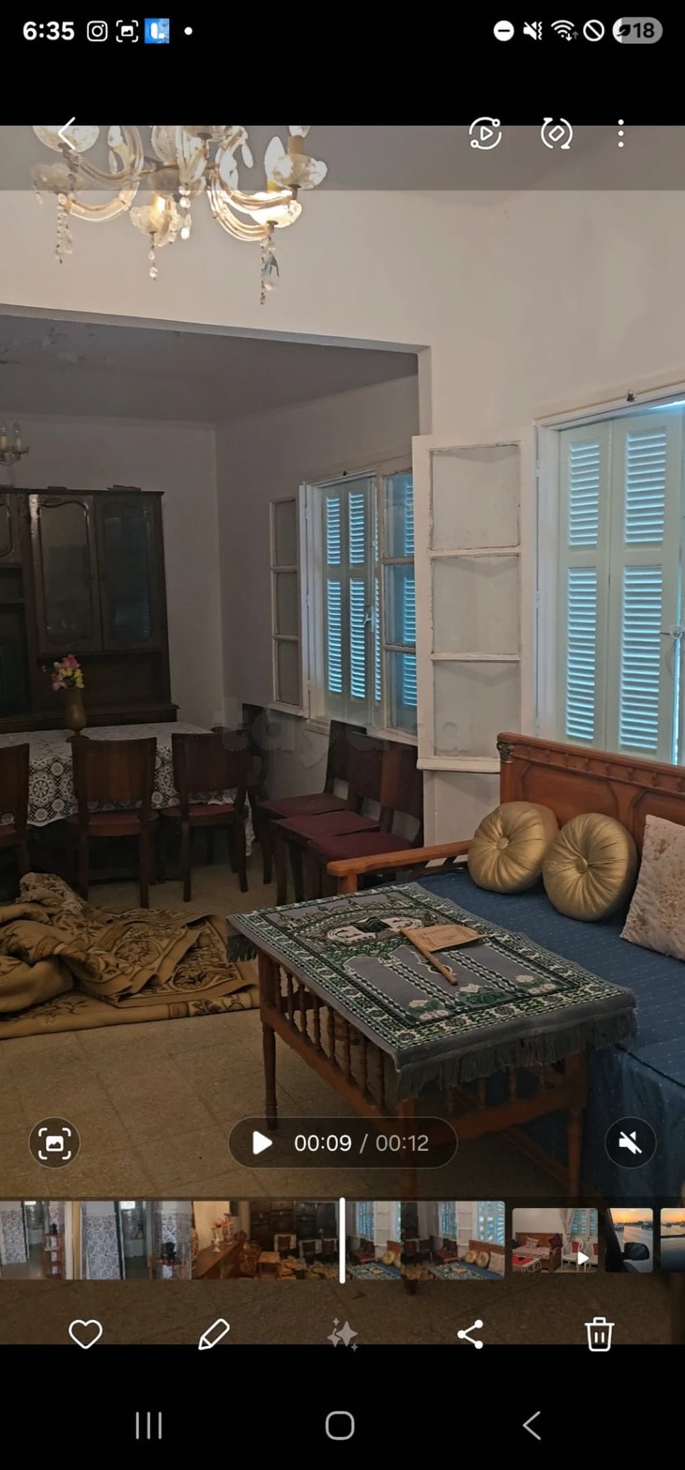 À louer, un spacieux étage de villa S+2 situé à Radès