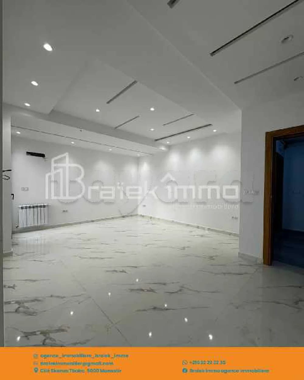 A louer appartement s+1 sans meublé 