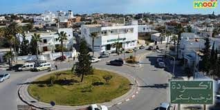 Akouda Lot de 340 m2 Excellent emplacement.